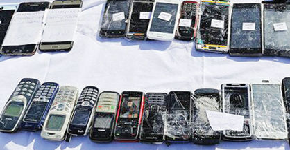 کشف ۷۰۰ گوشی مسروقه موبایل در تهران
