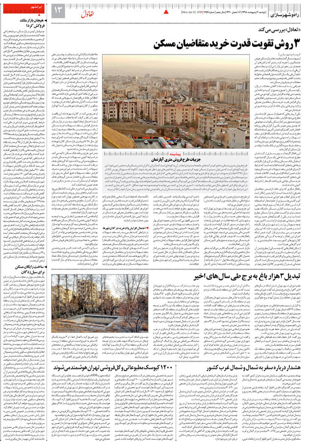 روزنامه 2 ارديبهشت  شماره 1259